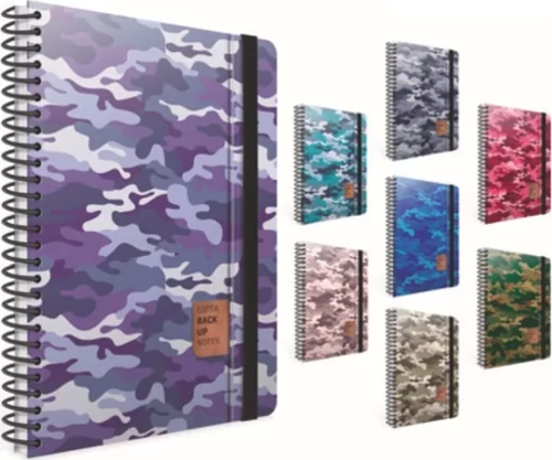 Backup Notes Sert Kapak Defter 17X24 Kareli 120 Yaprak (5094)