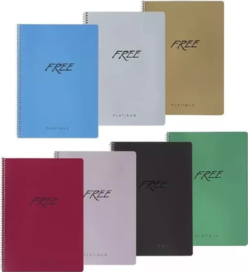 Free Platinum Spiralli Defter A4 Kareli 60 Yaprak (320312)