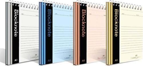 Faber A4 Bloknot 80 Yp. Metalik Renkler Çizgili 5075000415