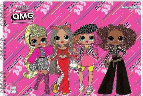 L.O.L Omg 35X50 15 Yaprak Resim Defteri 300315-79