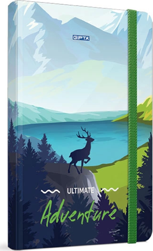 Adventure Sert Kapak Defter 13X21 Düz 120 Yaprak (3863)