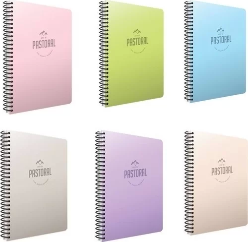 Pastoral Spiralli Plastik Kapak Defter A4 Kareli 160 Yaprak (5553)