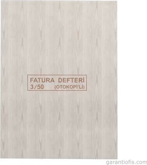 Otokopili Fatura (3/50 - 3 Nüsha)