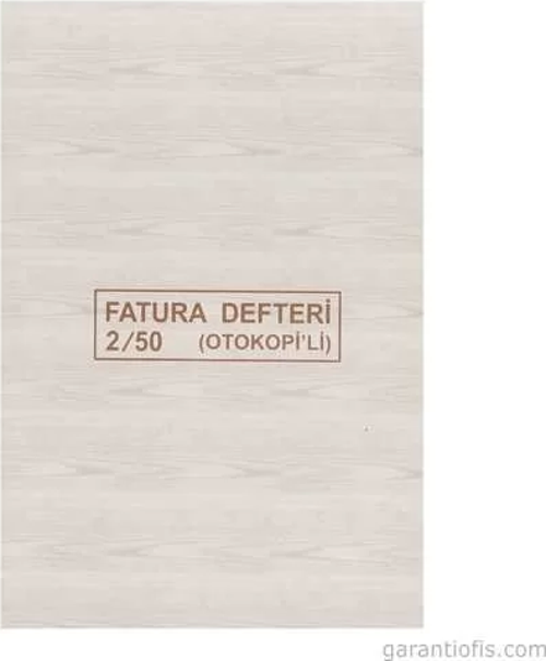 Otokopili Fatura (2/50 - 3 Nüsha)