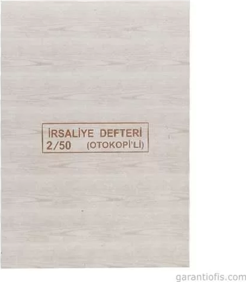 Otokopili İrsaliye Defteri (2/50 - 2 Nüsha)