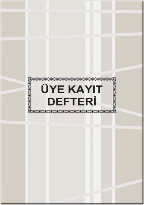 Cem Matbaa Üye Kayıt Defteri 40 Yaprak