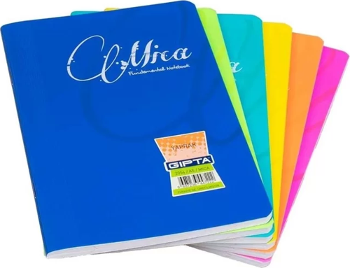 Mica Plastik Kapak Defter A4 Düz 80 Yaprak (2972)