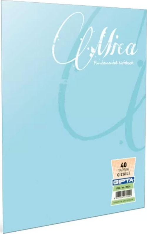 Ofset Mica Plastik Kapak Defter A5 Kareli 60 Yaprak (2479)