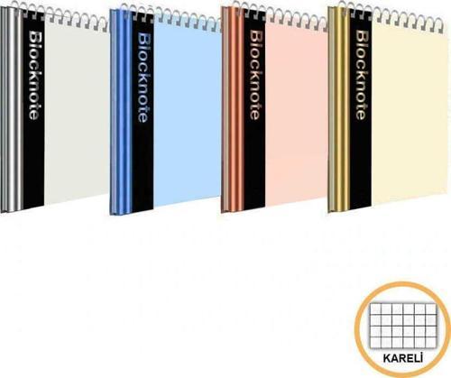 Faber-Castell Bloknot Metalik Renk A4 80 Yaprak Kareli