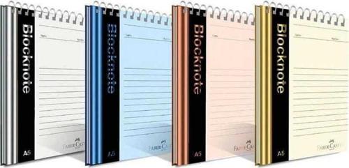 Faber-Castell Bloknot Metalik Renk A5 80 Yaprak Çizgili