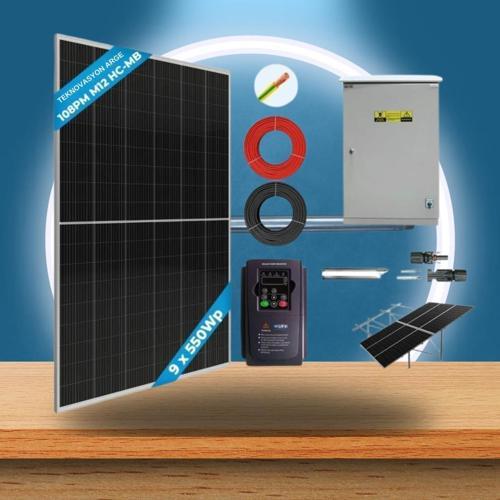 3hp-2.2kw 1 Faz / 230v Pompa Sürücülü Sulama Paketi