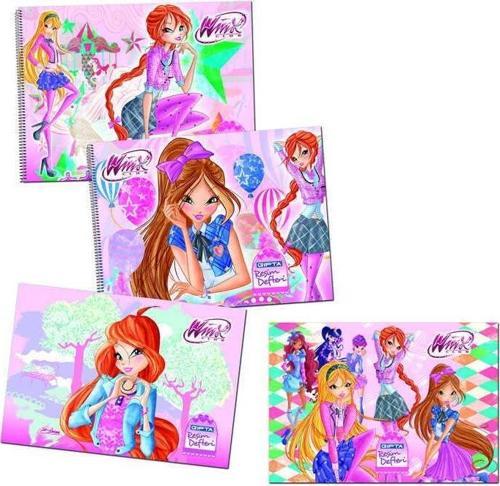 Winx Resim Defteri Spiralli 35X50 Cm 15 Yaprak