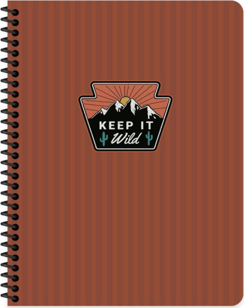 Outdoor Spiralli Sert Kapak Defter 17X24 Çizgili 80 Yaprak Bordo (411002)