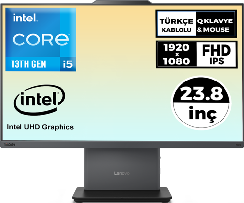 ThinkCentre Neo 50A G5 i5-13420H 16GB 1TB SSD 23.8" FHD W11P All In One Pc 12SD001ATR 011
