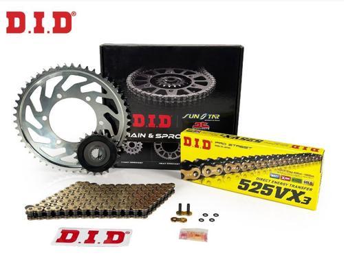-Sunstar 2006-2010 Suzuki GSR 600 Uyumlu Zincir Dişli Set Gold (Sarı) Renk