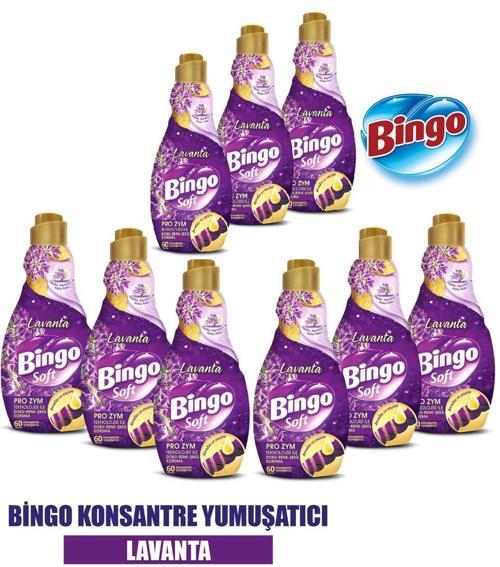  Soft Konsantre Çamaşır Yumuşatıcısı Lavanta 1440 ml X 9 Adet