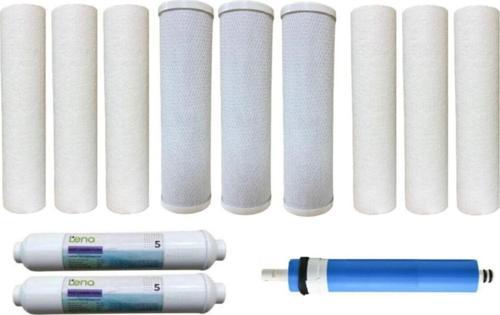 Açık Kasa Su Arıtma Filtresi 12 Adet 2 Yıllık Filtre Seti Avantajlı Paket