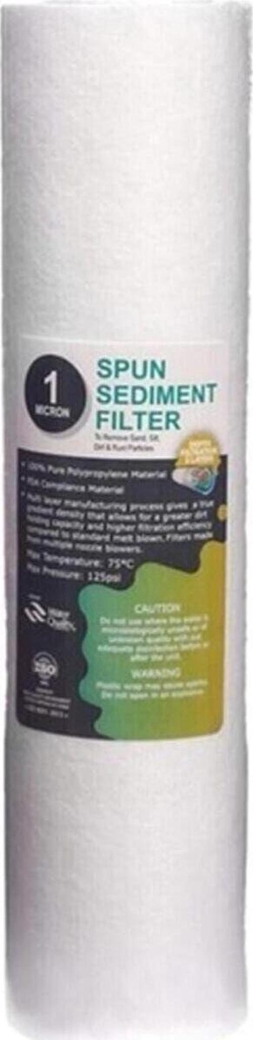 10"1 Micron Spun Sediment Filtre
