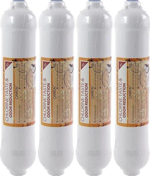 Chlorıne Taste & Odor Reductıon Carbon Coconut Tatlandırıcı Filtre (4Adet)*
