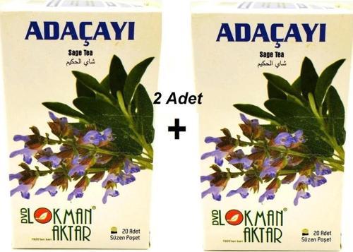 Lokman Aktar 2 kutu Adaçayı 2x20 Süzen Poşet