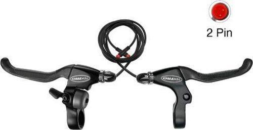 E-Bike Fren Kolu Set - Güç Kesicili, 2 Pin Uç, Zilli, TEKTRO