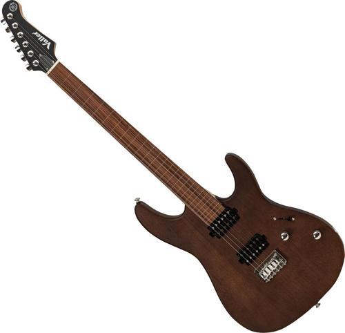 FTS250 Mat Koyu Kahve Okoume Ağacı HH Perdesiz Elektro Gitar