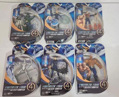 Marvel Fantastic Four Rise Of The Silver Surfer 6 Parça Figür Set - 15 cm