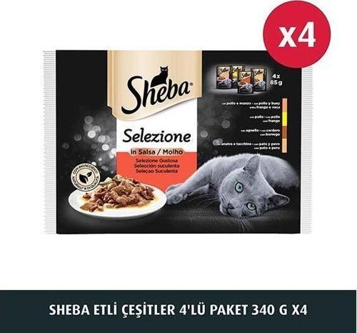 Etli Çeşitler Yaş Mama 4'lü Paket 340 G 4X