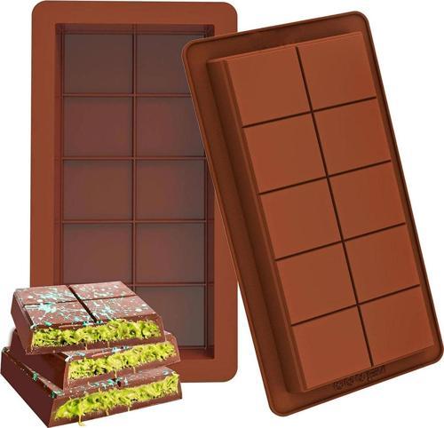 Silikon Kalıp Dubai Çikolata ve Kek Büyük Boy Tablet Dubai Çikolatası Kalıbı