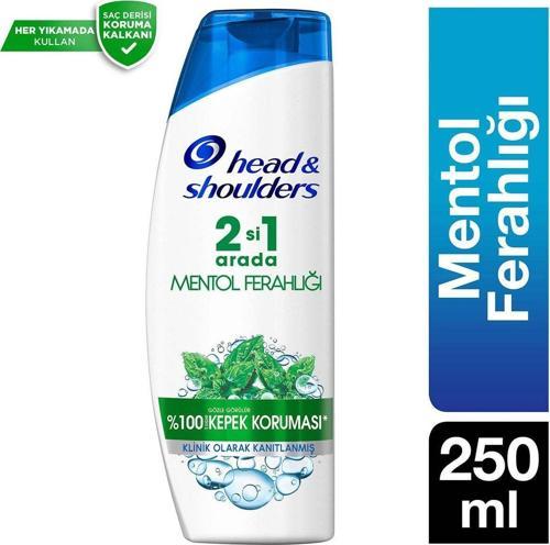 Head & Shoulders Şampuan 2in1 Mentol Ferahlığı 250 ml