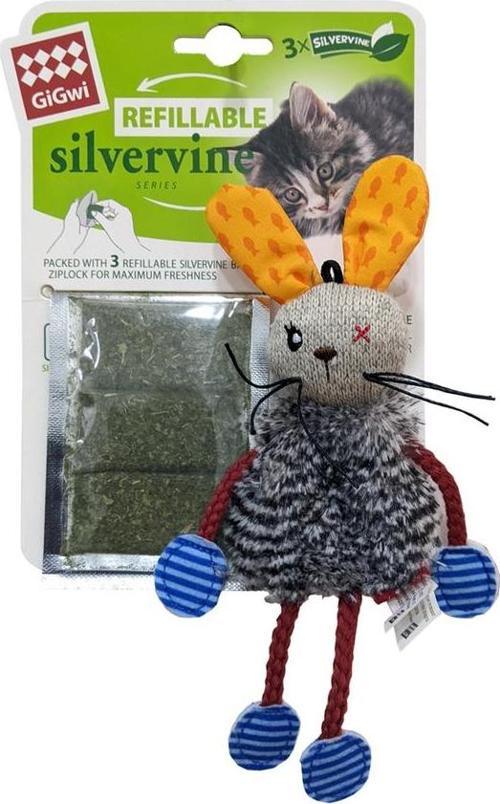 7514 Catnipli (Doldurulabilir) Tavşan Kedi Oyuncağı