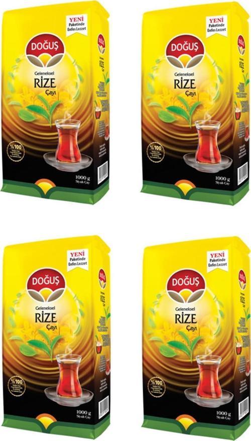 Geleneksel Rize Çayı 1000 Gr X 4 Adet