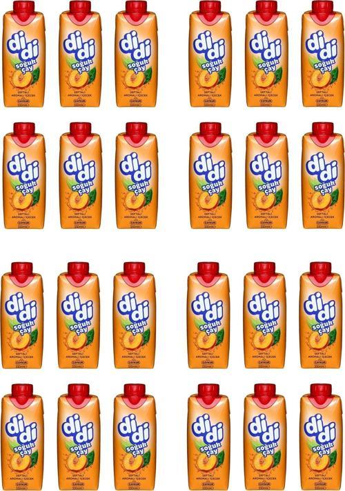 Çaykur Didi Şeftali Aromalı Soğuk Çay Kutu 330 Ml X 24 Adet