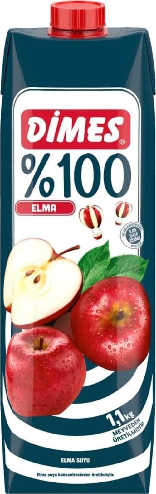 %100 Elma Meyve Suyu 1 Lt