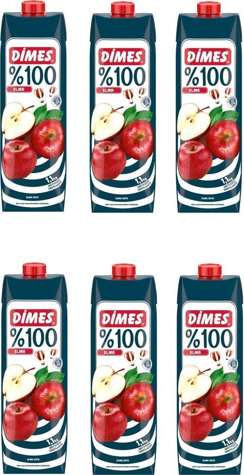 %100 Elma Meyve Suyu 1 Lt X 6 Adet