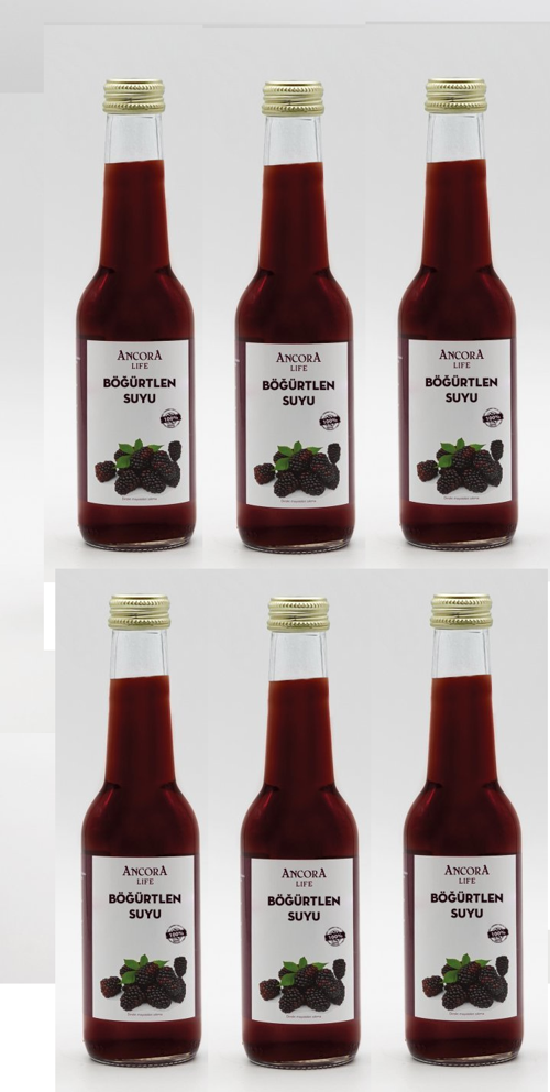 Sıkma Böğürtlen Suyu 250 Ml X 6 Adet