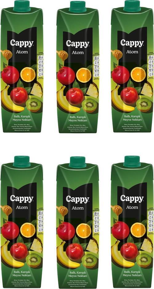 Atom Ballı Karışık Meyve Nektarı 1 Lt X 6 Adet