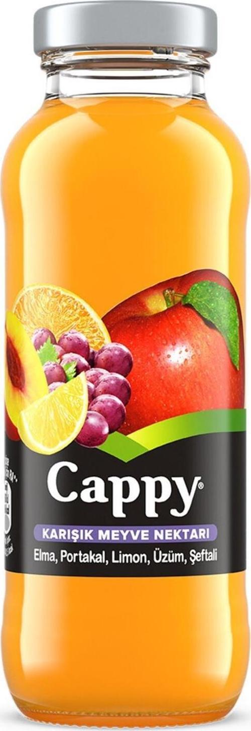 Bahçe Karışık Meyve Nektarı Cam 250 Ml