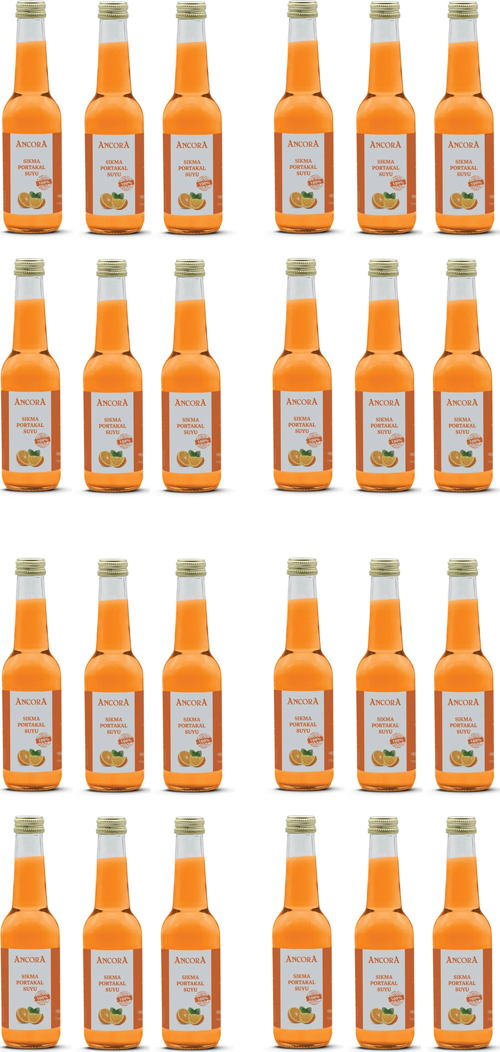 Sıkma Portakal Suyu 250 Ml X 24 Adet