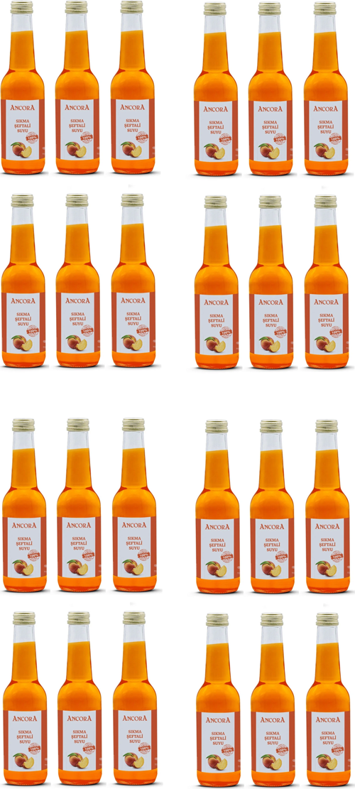 Sıkma Şeftali Suyu 250 Ml X 24 Adet