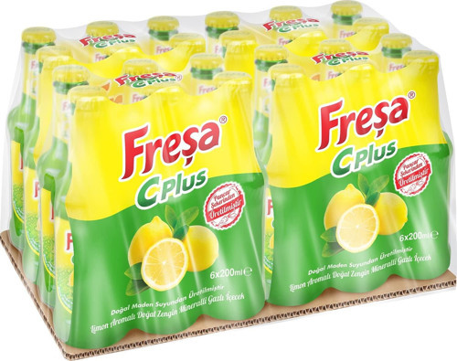C Plus Limon Aromalı Maden Suyu 200 Ml X 24 Adet
