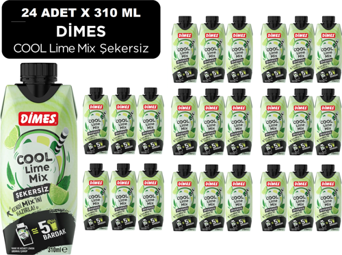 Cool Lime Mix Şekersiz 310 Ml X 24 Adet
