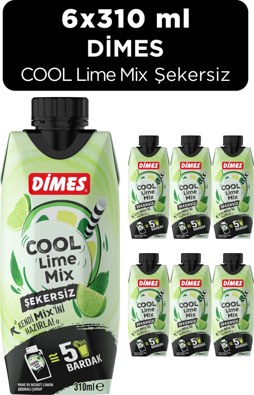 Cool Lime Mix Şekersiz 310 Ml X 6 Adet