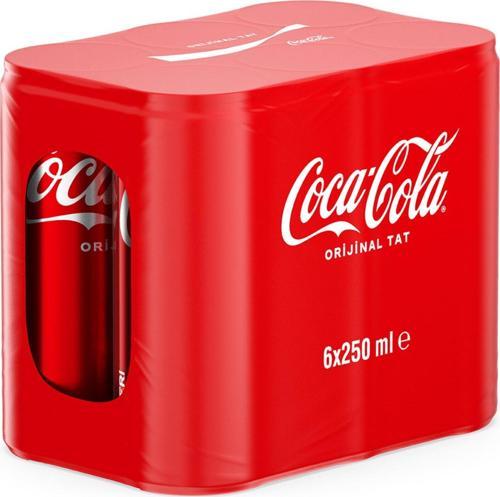 Coca Cola Kola Orijinal Tat 250 Ml X 6 Adet