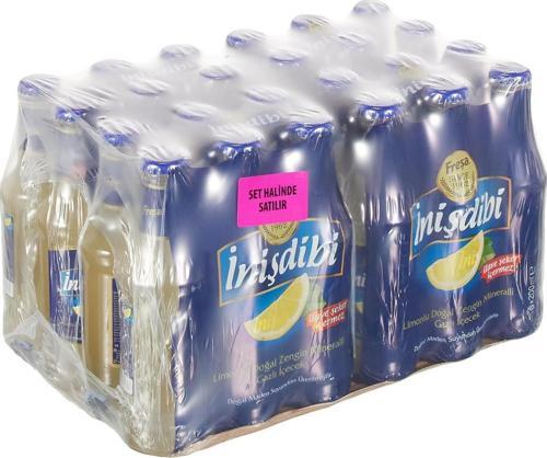 İnişdibi Limonlu Doğal Maden Suyu 200 Ml X 24 Adet