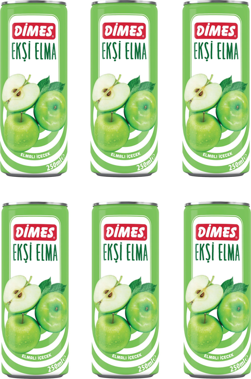 Ekşi Elmalı İçecek 250 Ml X 6 Adet