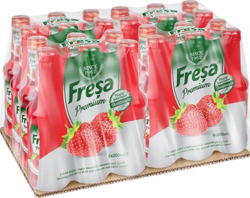 Premium Çilekli Vitaminli Maden Suyu 250 Ml X 24 Adet