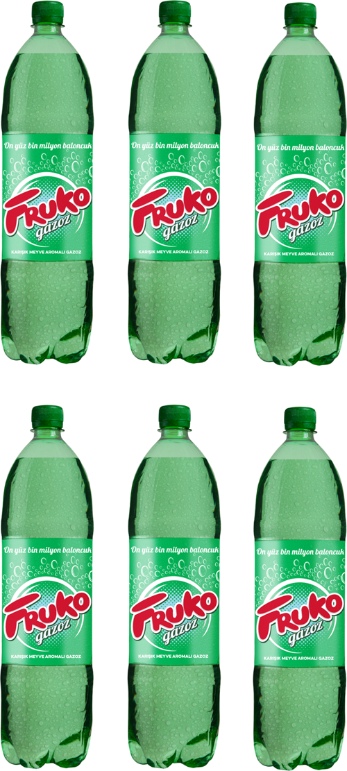 Karışık Meyve Aromalı Gazoz 1,5 Lt X 6 Adet