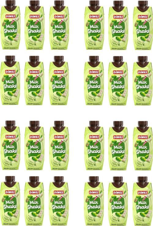 Milkshake Antep Fıstık Ve Beyaz Çikolata Aromalı 310 Ml X 24 Adet