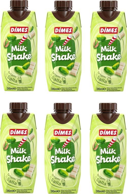 Milkshake Antep Fıstık Ve Beyaz Çikolata Aromalı 310 Ml X 6 Adet